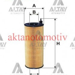 YAĞ FİLTRESİ E81 / E82 / E87 / E88 / E90 / E91 / E92 / E93 / E60 / E61 / F10 / F11 / F01 / F02 / X1 E84 / X3 E83 / X5 E70 / X5 F15 / X6 E71 / X6 F16 08-16 N47